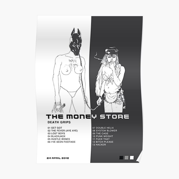 Death Grips The Money Store  Poster Poster RB2407 product Offical death grips Merch