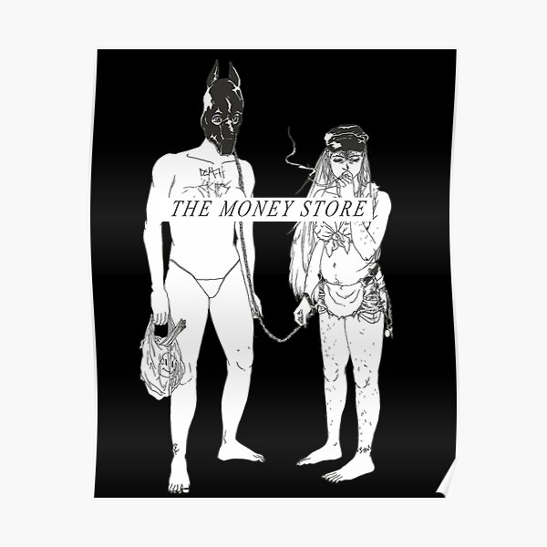 death grips the money store album cover (censored) Poster RB2407 product Offical death grips Merch