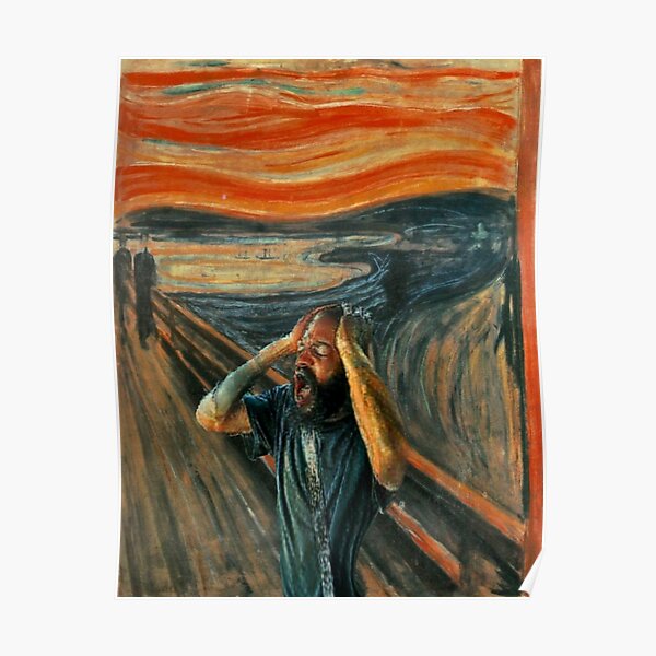 The Scream (Death Grips) Poster RB2407 product Offical death grips Merch