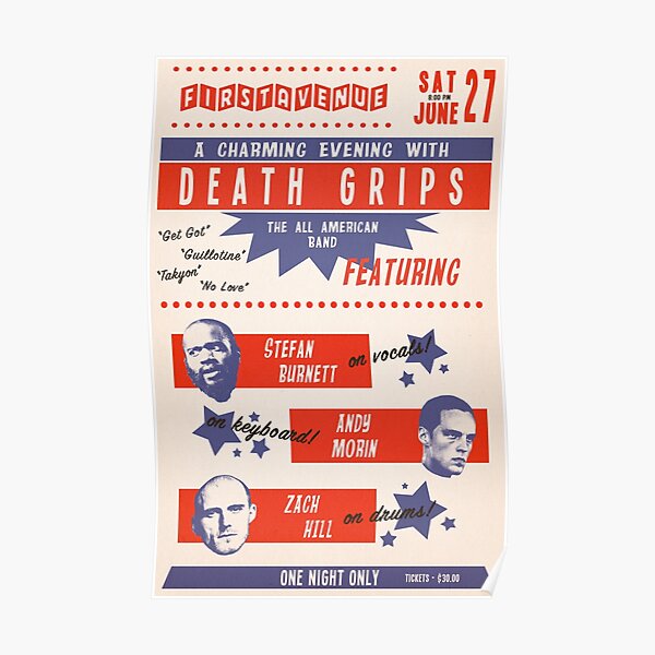 Retro Death Grips Poster RB2407 product Offical death grips Merch