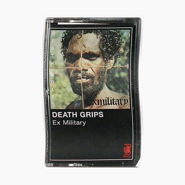 Death Grips Exmilitary Cassette Poster RB2407 product Offical death grips Merch