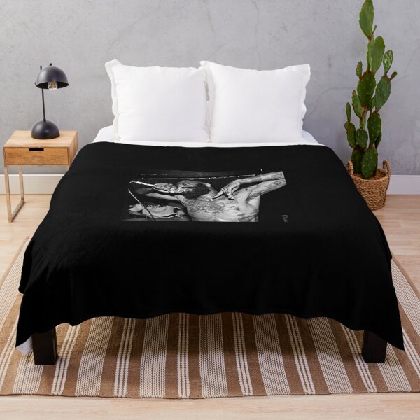 Death Grips Concert Tee Throw Blanket RB2407 product Offical death grips Merch