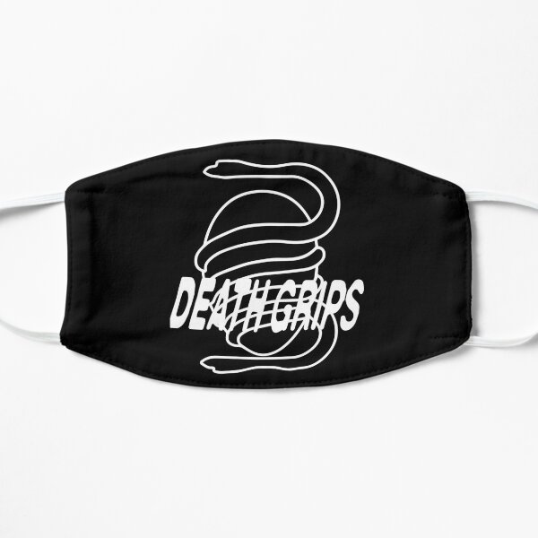 Death Grips Snake Egg Logo Minimalistic with Band Name Flat Mask RB2407 product Offical death grips Merch